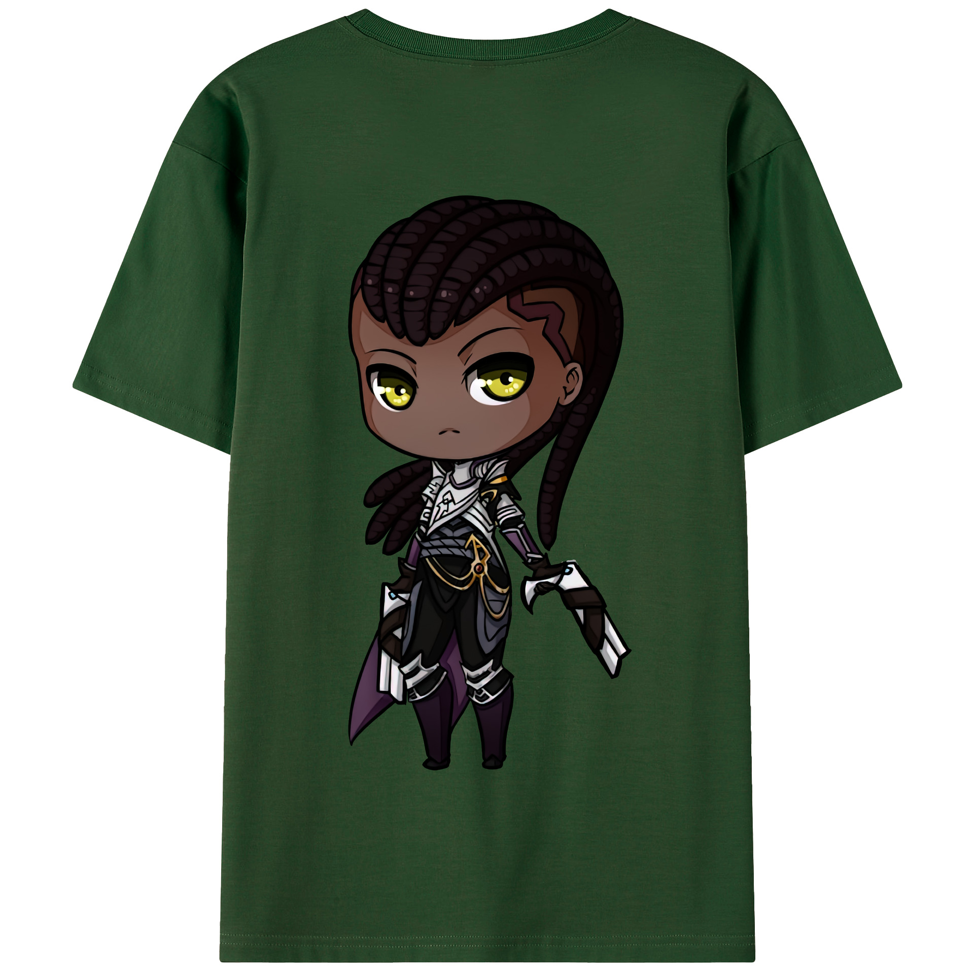 リーグ・オブ・レジェンド League of Legends LOL 綿100％半袖Tシャツ（背面プリント）